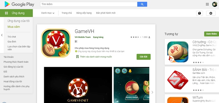GameVH net | Tải GameVH net APK IOS mới nhất | Đánh giá game bài GameVH net Club
